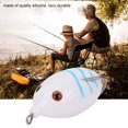 thumbnail image 5 of Baverta Realista-Artificial Señuelos de Pesca realistas Forma de F rog de Silicona Cebos Suaves Accesorio de Aparejos(Blanco), 5 of 5