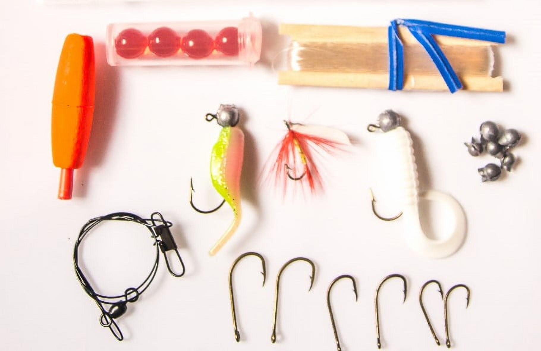 Compact Survival Fishing Kit Multi-Colored 