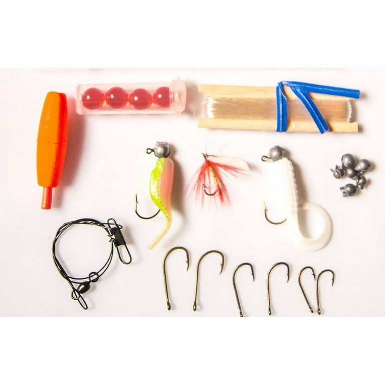 Compact Survival Fishing Kit Multi-Colored
