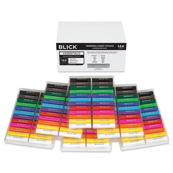 Blick Essentials Tempera Paint Sticks - Set of 144