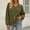 Army Green, variant on BUIGTTKLOP Oversized Sweatshirts for Women Casual V Neck Pullover Tops Long Sleeve Fall Fashion Tops
