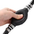 thumbnail image 5 of Marine Fuel Line 3/8 Inch 6FT with Primer Bulb Steel Hose Clamps, Universal 3/8" Boat Fuel Line Assembly Kit Compatible with Yamaha Outboard RVs Tractors Caravans Boats Fuel Line Black Black Black, 5 of 5