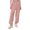 Pink1, variant on Maean Wide Leg Cargo Pants for Women Casual Elastic Waist Straight Loose Sport Running Work Pockets Trousers