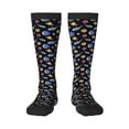 thumbnail image 1 of Fotbe Whales In Space Calcetas Divertidas Estampadas para Hombre y Mujer, Calcetas de Algodón hasta la Rodilla para Caminar, Correr, Enfermería y Embarazo, 1 of 6