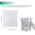thumbnail image 6 of MATOW Brew Bags, 2 Pack Fine Mesh Strainer Bag, Reusable Straining Mesh Bag for Home Brewing, Extra Large 22" x 26" Filter Bag for Beer, Nut, Milk, Fruit Wine Press Drawstring Strainer Brew in a bag, 6 of 7