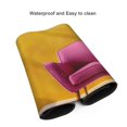 thumbnail image 4 of Hirioo Bright Pink Chair for Mouse Pad ,Anti-Slip Base, Durable Stitched Edges, Perfect for Gaming, Office, and Home Use,16x35.5in, 4 of 9