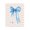 Blue Bow on Rose Quilt, variant on Stupell Industries Glam Intricate Florals Ribbon Canvas Art, 16 x 20, by Lettered and Lined