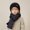 Black, variant on Teissuly Beanies Hats Kids Winter Beanie Hat Warm Knit Thick Ski Cap And Scarf Set For Girls Boys
