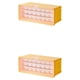 thumbnail image 4 of Molde para cubitos de hielo Wosthever 3 capas Amarillo, 4 of 6