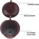 thumbnail image 3 of Reusable Coffee Filter Capsule for Nescafe Dolce Gusto Brewers, 3-pack (Red), coffee accessory., 3 of 5