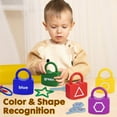 Montessori Toys for 3 Year Old, Lock and Key Toy for Toddler, Color and