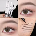 thumbnail image 1 of Delineador de ojos líquido suave y duradero, maquillaje resistente al agua, mate, negro, blanco, delineador de ojos de secado rápido, lápiz para pestañas inferiores, cosméticos para mujer( 01, 1 of 5