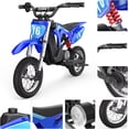 thumbnail image 3 of Hiboy DK1 36V Electric Dirt Bike,300W Electric Motorcycle - Up to 15.5MPH & 13.7 Miles Long-Range,3-Speed Modes Motorcycle Blue, 3 of 7