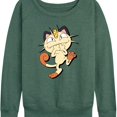 thumbnail image 3 of Pokémon - Meowth Shadow - Women's Lightweight French Terry Long Sleeve Shirt, 3 of 5