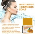XEOVHV Turmeric Brightening & Darkening Soap,Turmeric Soap Bar For Face