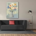thumbnail image 3 of Epic Graffiti 'Pale Flowers on Sage' by Silvia Vassileva, Canvas Wall Art, 40"x54", 3 of 8