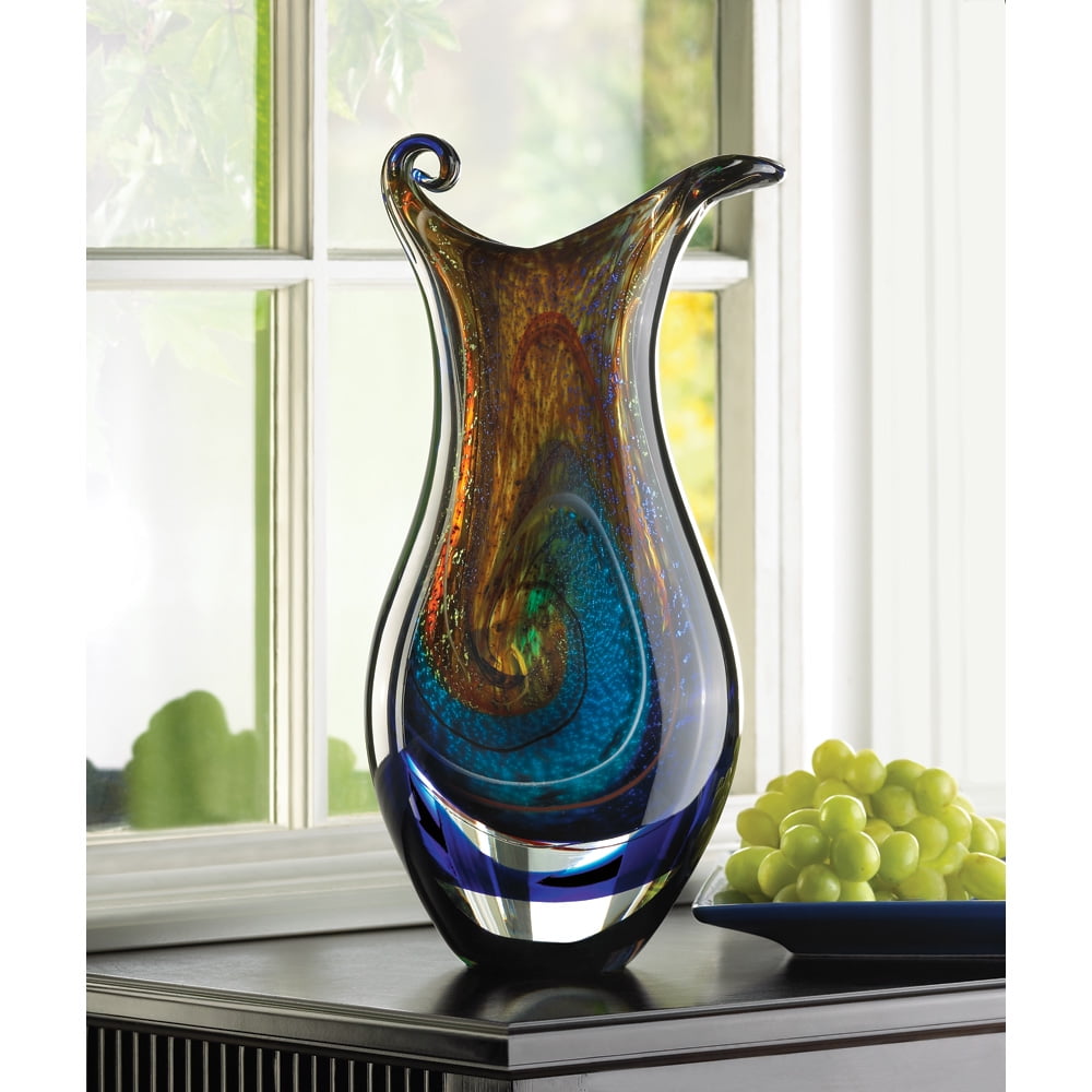 Galaxy Art Glass Vase Walmart Com Walmart Com