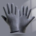 thumbnail image 4 of CAIXIA Warm Gloves For Women Winter Thermal Lined Touchscreen Mittens for Cycling Driving and Outdoor Activities Windproof Cold Weather Gloves,Dark Gray, 4 of 7