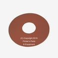 thumbnail image 1 of Flat Rubber Disc for Heidelberg 1 1/2 x 1/2 x 1/32 / 38.1 x 12.7 x 0.8mm Qty 50, 1 of 1