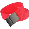 thumbnail image 2 of Three Generations Of Metal Plate Buckle Casual Men'S Belt Durable Nylon Belt, 2 of 4
