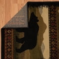 thumbnail image 4 of United Weavers Essence Kodiak Lodge Black Woven Polypropylene Area Rug, 4 of 4