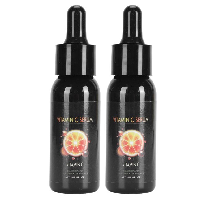 Sero de la Piel de VC para la Cara, Iluminacia de la Piel 2pcs 30 ml reduzca manchas oscuras vitamina c sero limpia para la piel opaca