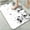Black White Cosmos Silhouettes, variant on 1pc Black White Botanical Bathroom Rug Bathroom Decor and Accessories- Durable,Anti Slip,And Quick Drying,Suitable For Indoor/outdoor Use - Perfect For Bathrooms,Bedrooms,Kitchens