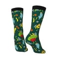 thumbnail image 3 of Goofa Sport Monster Printed Men's Crew Socks, Soft Durable Breathable Moisture-Wicking with Odor Control Cotton socks, 3 of 9