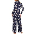 thumbnail image 6 of MINTREUS Couple Pajama Sets Soft PJs Sets for Couples/Women/Men Matching Sleepwear with Pockets, 6 of 6