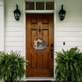 thumbnail image 4 of TX USA 12in Reversible Brown Welcome Hanging Sign for Front Door Decor - Rustic Door Hangers, 4 of 10