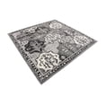 thumbnail image 4 of Unique Loom La Jolla Patchwork Vintage Rug 6' x 6' Square Ivory/Gray, 4 of 10