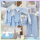 thumbnail image 1 of Conjuntos para niñas de Sanrioed, camiseta de abrigo grueso de alta calidad con anime Cinnamoroll, falda plisada, pantalones, ropa de estilo nuevo coreano Y2K, 1 of 5