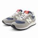 thumbnail image 1 of New Balance 574 GWH U574GWH GRAY Width D Men's Women's Lifestyle Shoes, 1 of 6