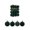 Green#4, variant on Christmas Tree Ornaments 24pcs 2.36in Assorted Christmas Decorations with Various Shapes and Styles for Hanging on Tree Flocked Holiday Ornament Kit for Home,Office,Party,Wedding