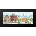 thumbnail image 2 of Reed, Tara 14x8 Black Modern Framed Museum Art Print Titled - Christmas Village panel I, 2 of 5