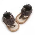 thumbnail image 3 of Aojekbee Baby Girl Thong Tassel Sandals Breathable Soft Rubber Sole Non-Slip Open Toe Shoes Newborn Infant Toddler Shoes for Summer, 3 of 10
