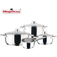 thumbnail image 3 of Bateria Cocina Magefesa Acero Inoxidable Ollas Dux 7 Pzas plateado 1, 3 of 4