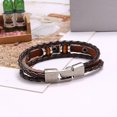thumbnail image 4 of pulsera En Cuir Vintage Pour Hommes, 4 of 5
