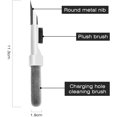 thumbnail image 1 of Bolígrafo de limpieza de auriculares Bluetooth Compatible con Airpods Herramienta de limpieza de auriculares 3 en 1 con cepillo suave para auriculares, estuche de carga, cámara, 1 of 2