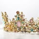 thumbnail image 5 of Corona de reina para mujer, tiaras y coronas barrocas, disfraz de tiara con joyas, tocado para fiesta de cumpleaños, cosplay, fiesta de cumpleaños, dorado multicolor, 5 of 5