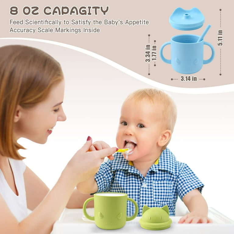 silicone snack container with lid for baby and toddler