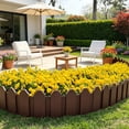 thumbnail image 6 of Cadancy Landscape Edging Border Garden Fence for Flower Bed Lawn Yard Outdoor Decorative Picket Bordering Pathway Tree Surround Patio Landscaping Flexible Interlocking Yard Decor, 6 of 6