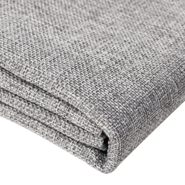 Tela de Lino Gruesa en Gris Claro 40x57 pulgadas con Toque Silencioso