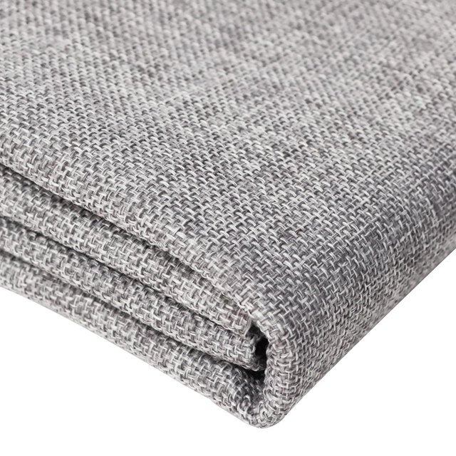 Tela de Lino Gruesa en Gris Claro 40x57 pulgadas con Toque Silencioso
