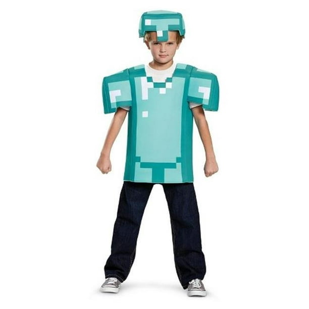 Costume Classique d'Armure de Minecraft pour 4-6 Ans Enfants