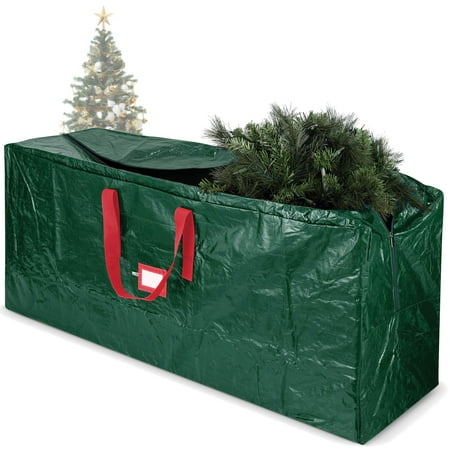 Large Christmas Tree Storage Bag - Fits Disassembled Tree Up To 9 Ft Tall Waterproof Material, reinforced Handles, And Smooth Zipper - 65 x 15 x 30 in. -