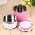 thumbnail image 1 of Insulated Food Box,2 Layer Stainless Steel Kitchen Supplies Thermal Food Container Enhanced Features, 1 of 7