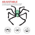 thumbnail image 4 of Araña Peluda De Halloween De 29.5 Pulgadas Con Ojos Rojos Cabeza De Calavera Araña De Felpa Decoración Pierna Ajustable Accesorios De Miedo Juguete Colgante Para Interior Y Exterior Eigraketly HA027547-04, 4 of 6