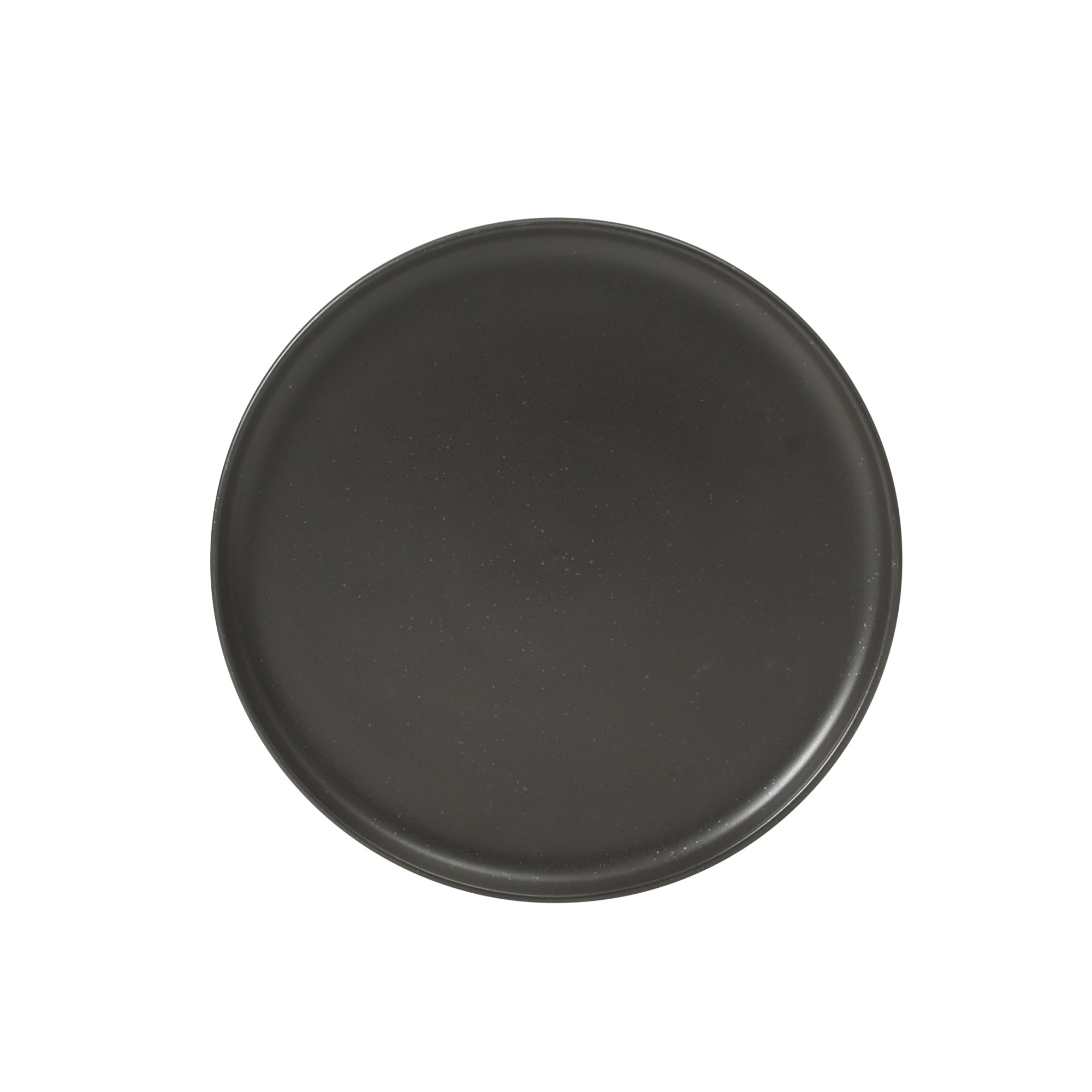 Gibson Elite Overbrook 16-Piece Pottery Clay Stoneware Dinnerware Set – Black Reactive Glaze, Stackable Plates and Bowls W/ Pasta Bowl, Service for 4 – Microwave & Dishwasher Safe