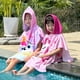 thumbnail image 5 of Toalla de playa con capucha para niños Growell Unicorn Pink 61 x 58 cm, 5 of 6